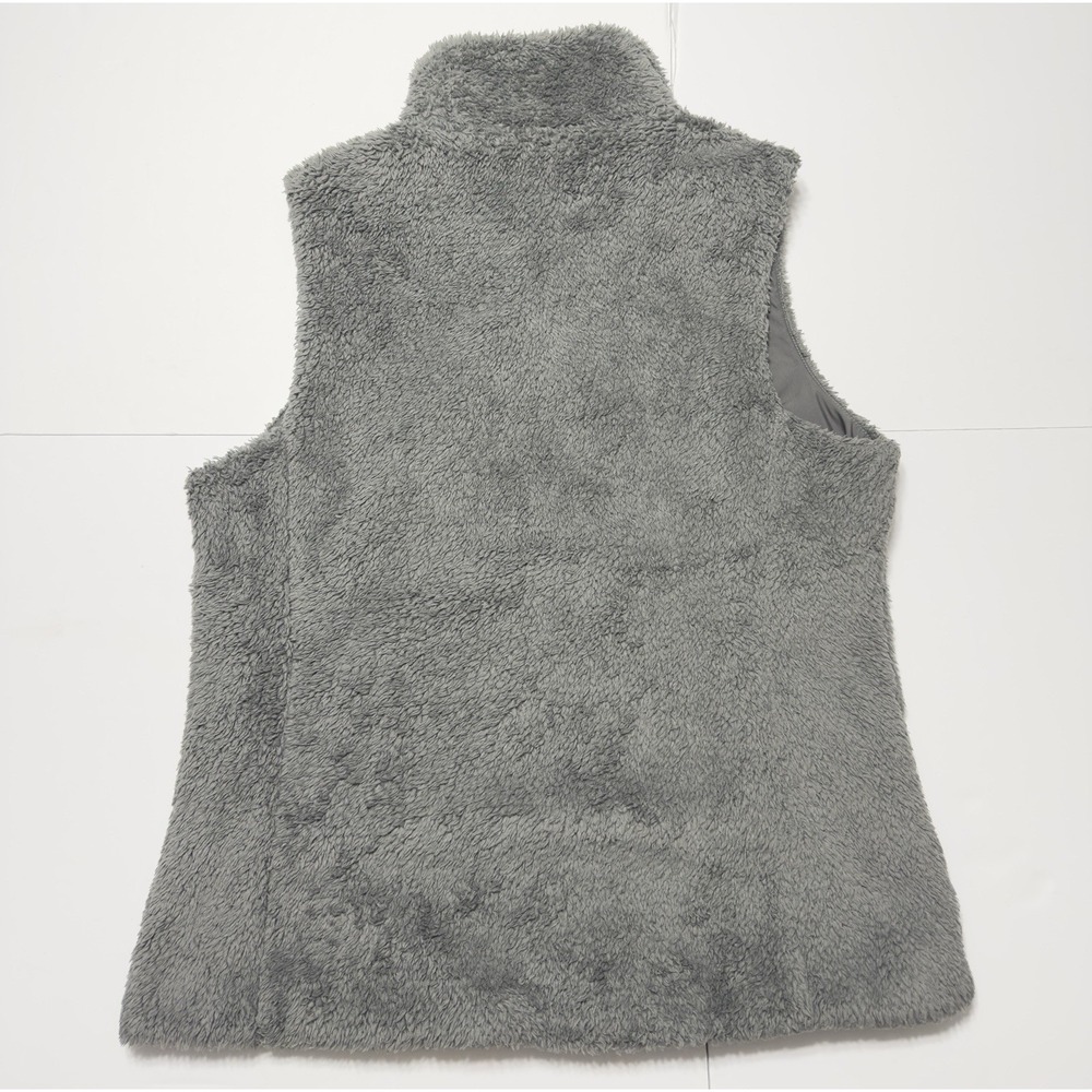 Patagonia Womens Los Gatos Full Zip Vest Gray Fleece Pockets Warm Outdoors Sz XL - Picture 7 of 7